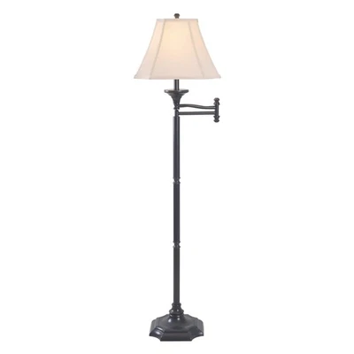 33051BBZ Wentworth Swing Arm Floor Lamp with Burnished Bronze Finish, Classic... - Image 1 of 4