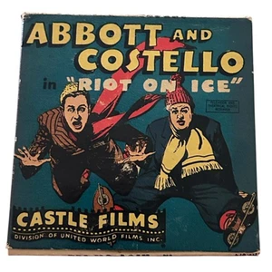 Vintage Abbott and Costello “Riot On Ice” 1943 - Castle Films 8mm No. 814 - Picture 1 of 5