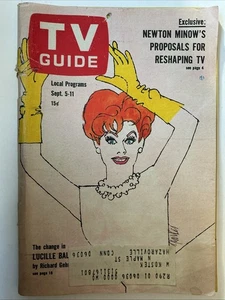 Sept. 5 1964 TV Guide LUCILLE  BALL KAMALI  DEVI SERGIO FRANCHO I Love Lucy CT. - Bild 1 von 5