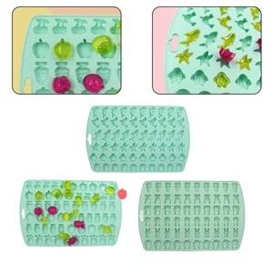Creative Gummy Fruit Animal Silicone Molds Perfect for Chocolate and Candies - Picture 1 of 11