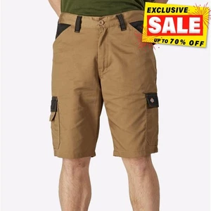 Dickies Everyday Mens Casual Work Multi Purpose Construction Shorts Tan - Picture 1 of 5