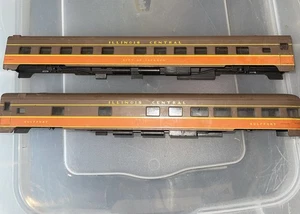 AHM RIVAROSSI HO SCALE ILLINOIS CENTRAL CITY OF JACKSON & GULFPORT SLEEPER CARS - Picture 1 of 7