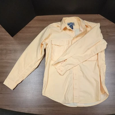 Ex Officio Adventure Travel Shirt Small Yellow Button-Up RN 79137 VG Condition - Image 1 of 4