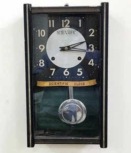 Antique Original SCIENTIFIC Collectible Clock Vintage Rare Pendulum Wall Clock. - Picture 1 of 11