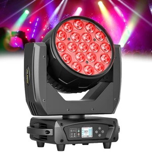 380W RGBW Moving Head Stage Lighting LED Beam DMX Disco DJ Party Wash Zoom Light - Picture 1 of 16