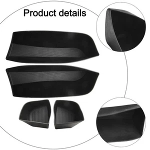 Car Front Door Slot Storage Box for BMW X5 2019 2024 4 Piece Organizer Set - Picture 1 of 24