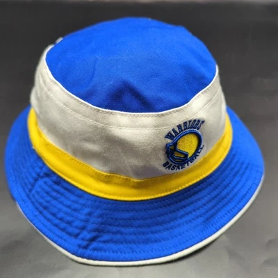 Golden State Warriors Basketball hat blue white yellow bucket hat - S/M  New Era - Image 1 of 4