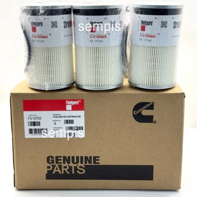 Separador de combustible/agua Fleetguard 6 piezas FS19765 se adapta a Cummins NUEVO Foto 1 de 3