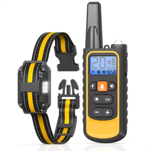 3300 FT Dog Training Collar Rechargeable Remote Shock Pet Waterproof Trainer - Picture 1 of 13