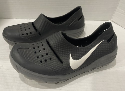 Sandali morbidi vintage Nike Solar taglia uomo 6 donna 7 neri