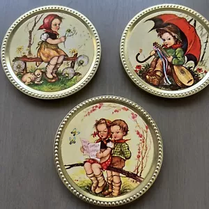 3 lattine di cioccolato vuote Frankonia Schchokotaler da collezione tedesco francese - Foto 1 di 3