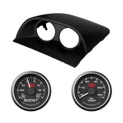 VY VZ Commodore SV6 SS V6 UTE Dual Gauge Pod w/ Turbo Boost & Oil Temp Gauge - Image 1 of 4