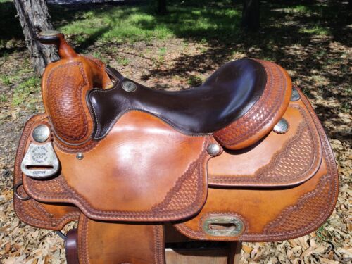 16" Billy Cook Reining Pro Reiner Saddle - Made in Sulphur, Oklahoma
