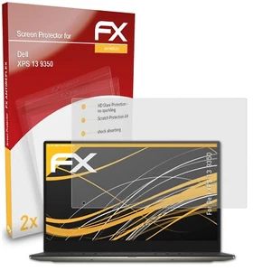 atFoliX 2x Screen Protection Film for Dell XPS 13 9350 matt&shockproof - Picture 1 of 8