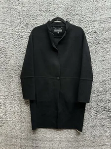 Rag and Bone Overcoat 100% Wool Warm Black Coat Women’s 2 - Picture 1 of 9