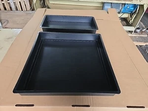 2, Concrete Plastic Mold Steeping Stones 24" X 24" X 3" and 12"x 24" x 3" - Picture 1 of 5