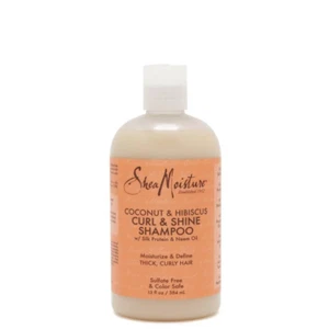 Shea Moisture Coconut & Hibiscus Curl & Shine Shampoo 384ml - Picture 1 of 2