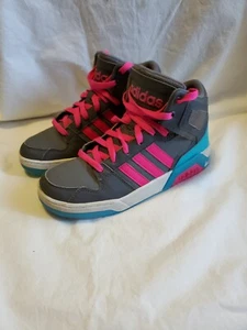 adidas hwa 1y3001 Kids Size 5 Color Grey Pink. - Picture 1 of 8