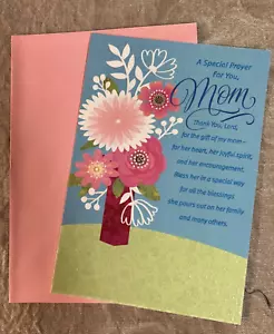 Happy Mother's Day Card w/ Envelope ~ A Special Prayer For You, Mom ~ Religious - Picture 1 of 2