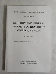 Ronald Willden / Geologie und Minerallagerstätten des Humboldt County Nevada Bulletin - Bild 1 von 3