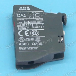 ONE New ABB CA5-01 Control Contact Block Front Mount Free Shipping - Picture 1 of 5