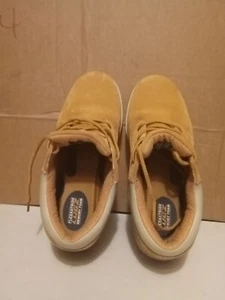 Lugz Flexastride Memory Foam Suede Tan Mens Ankle Work Boots Sz 12 - Picture 1 of 10