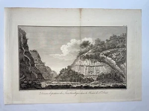 REUNION RIVER ST DENIS 1804 BORY DE ST VINCENT GROSSE ANTIKE ANSICHT - Bild 1 von 3
