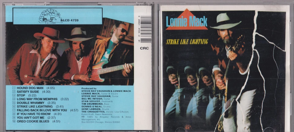 Lonnie Mack With Stevie Ray Vaughan - Strike Like Lightning CD Nice! #0125AW - Image 1 of 1