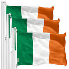 G128 3-pak Irlandia Flaga irlandzka 4x6 stóp nadruk 150D poliester flaga wiejska