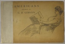 Charles Dana Gibson Americans folio pen-and-ink illustration Gibson Girl