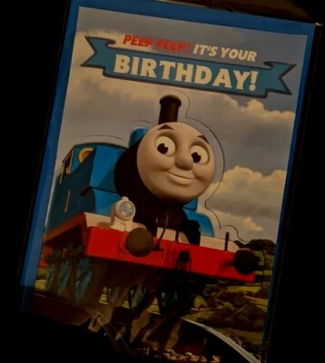 THOMAS THE TANK ENGINE Hallmark Birthday Greeting Card  - Image 1 of 2