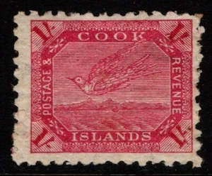 Cook Islands 1893 1896 1898 1900 White Tern 1/- One Shilling SG20 MLH see note - Picture 1 of 1