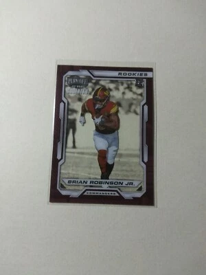 2022 Panini Chronicles Playoff #PMR-25 Brian Robinson Jr. RC Commanders - Image 1 of 2