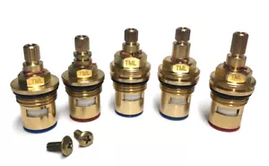 Tap Cartridge Valves Ceramic 1/4 turn BSP  1/2" Kitchen Basin Mixer 20 Spline A2 - Picture 1 of 7