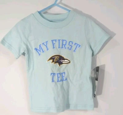 Camisa BALTIMORE RAVENS Niños Talla 18m NFL Mi Primera Camiseta Nueva con Etiquetas Foto 1 de 4