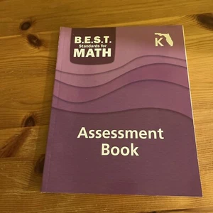 B.E.S.T Standards For Math Kindergarten Assessment Book Florida New Big Ideas - Picture 1 of 5