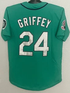 Ken Griffey Jr. Seattle Mariners Teal Jersey Men’s Size Small New with Tags - Picture 1 of 4