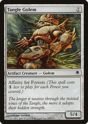 (2x) TANGLE GOLEM - Darksteel – MTG Magic the Gathering Card - Common - Image 1 of 4