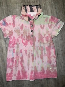 Custom Burberry Girls Polo Shirt Sz 6 Or Dress For 3 Year Old - Picture 1 of 5