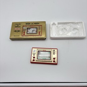 80s Vintage Nintendo Game & Watch Mickey Mouse Handheld Wide screen WORKS