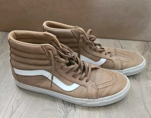 Vans Sk8-Hi Brown Suede Leather High Top Skate Shoes Sneakers Men's Size 12 - Picture 1 of 6