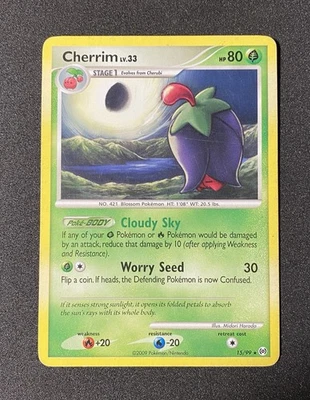 Cherrim 2009 Arceus Rare 15/99 Moderately Played MP - Image 1 of 2