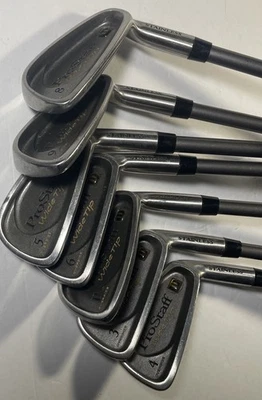 Wilson Prostaff wide tip iron set 3 through pitching wedge missing 7 Iron Golf - Image 1 of 4