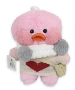12” Plush Animal Duck Plush Toy Duck 12” Plush Duck Animal Pink II - Picture 1 of 1