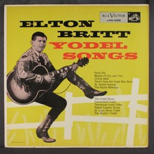 Elton Britt: Yodel Songs Rca 12 " LP 33 Min