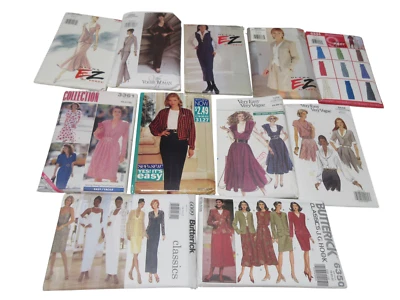 De colección Talla 18-20-22 ELEGANTE DAMA Patrón Vogue 9026 7555 Butterick 6334 6009 6350 Foto 1 de 4
