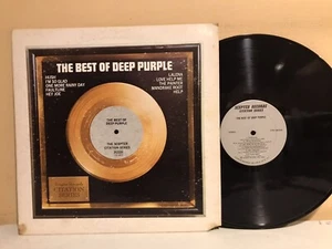 Deep Purple The Best Of Deep Purple LP 1972 Scepter Records CTN-18010 VG+/VG+ - Picture 1 of 2