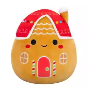 Squishmallows Christmas Squad 16" Casa the Gingerbread House Large Plush Doll - Picture 1 of 1