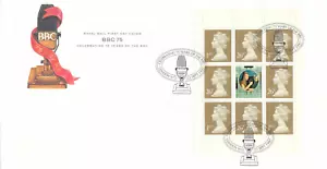 (131741) BBC Booklet Pane GB RM FDC London W12 1997 NO INSERT - Picture 1 of 1