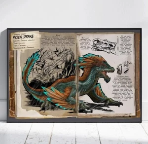 Póster ARK Survival Evolved, expedientes arte de pared, impresión enrollada 1 - Imagen 1 de 3